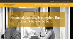 Desktop Screenshot of legacywealth.com
